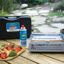 Whip-It! Butane Stove w/ Adjustable Flame & Carrying Case - 7,200 BTU, Silver (ST-GRILLMATE-01) thumbnail 3