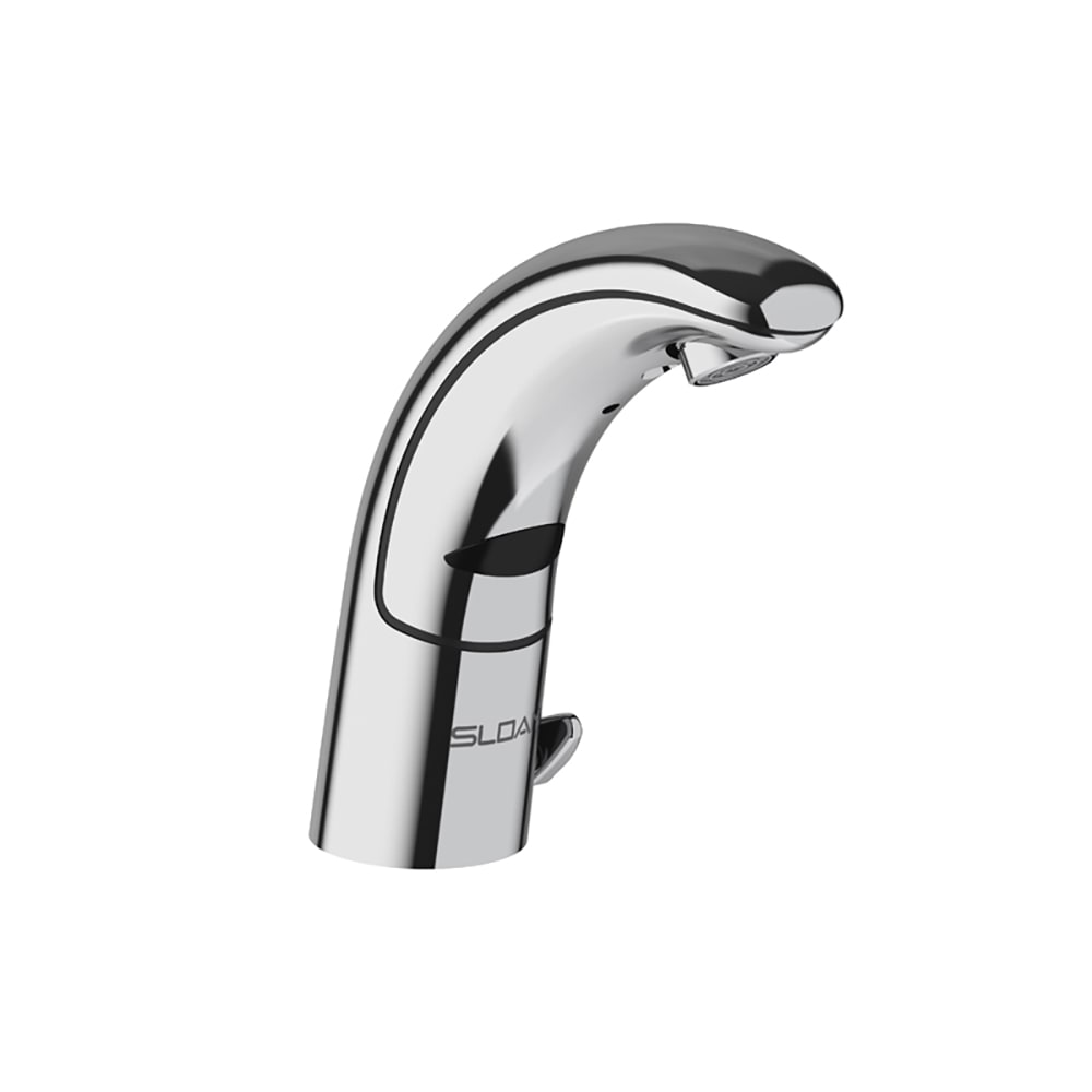 Sloan Optima® Deck Mount Electronic Faucet - Single Hole, Fixed Spout, Battery Operated, Chrome (3335109)