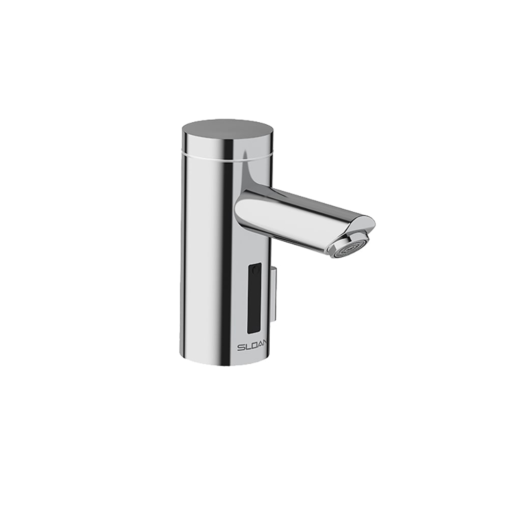 Sloan Optima® Deck Mount Electronic Faucet - Single Hole, Fixed Spout, Battery Operated, Chrome (3335155)