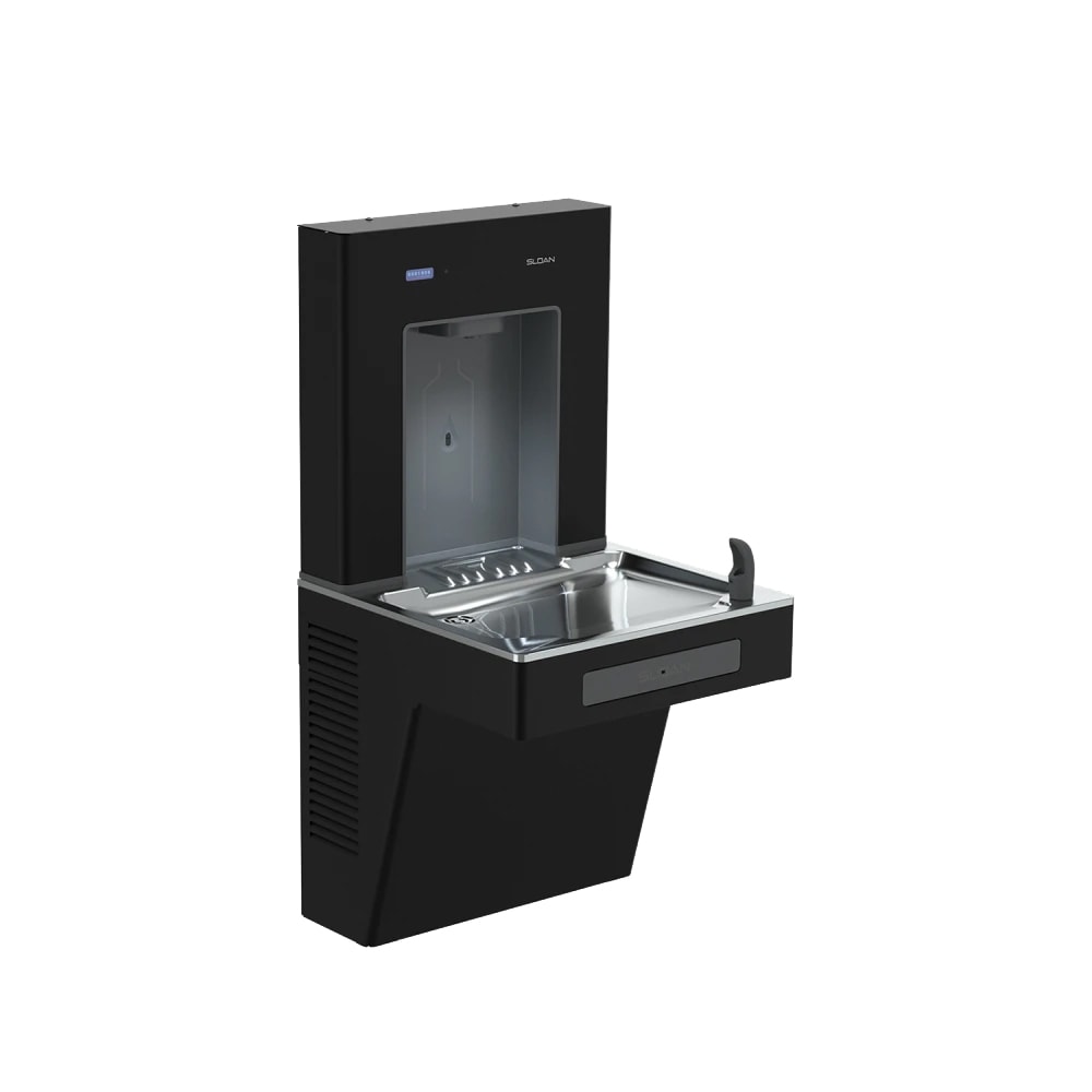 Sloan DropSpot™ Wall Mount Drinking Fountain w/ Bottle Filler - Refrigerated, Filtered (33820029)