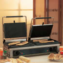 Equipex DIABLO Double Commercial Panini Press w/ Cast Iron Grooved & Smooth Plates, 208-240v/1ph thumbnail 2