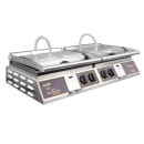 Equipex DIABLO PREMIUM Double Commercial Panini Press w/ Cast Iron Grooved Plates, 208-240v/1ph thumbnail 4
