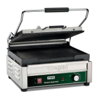 Equipex PANINI XL Single Commercial Panini Press w/ Cast Iron Grooved Plates, 208-240v/1ph thumbnail 9