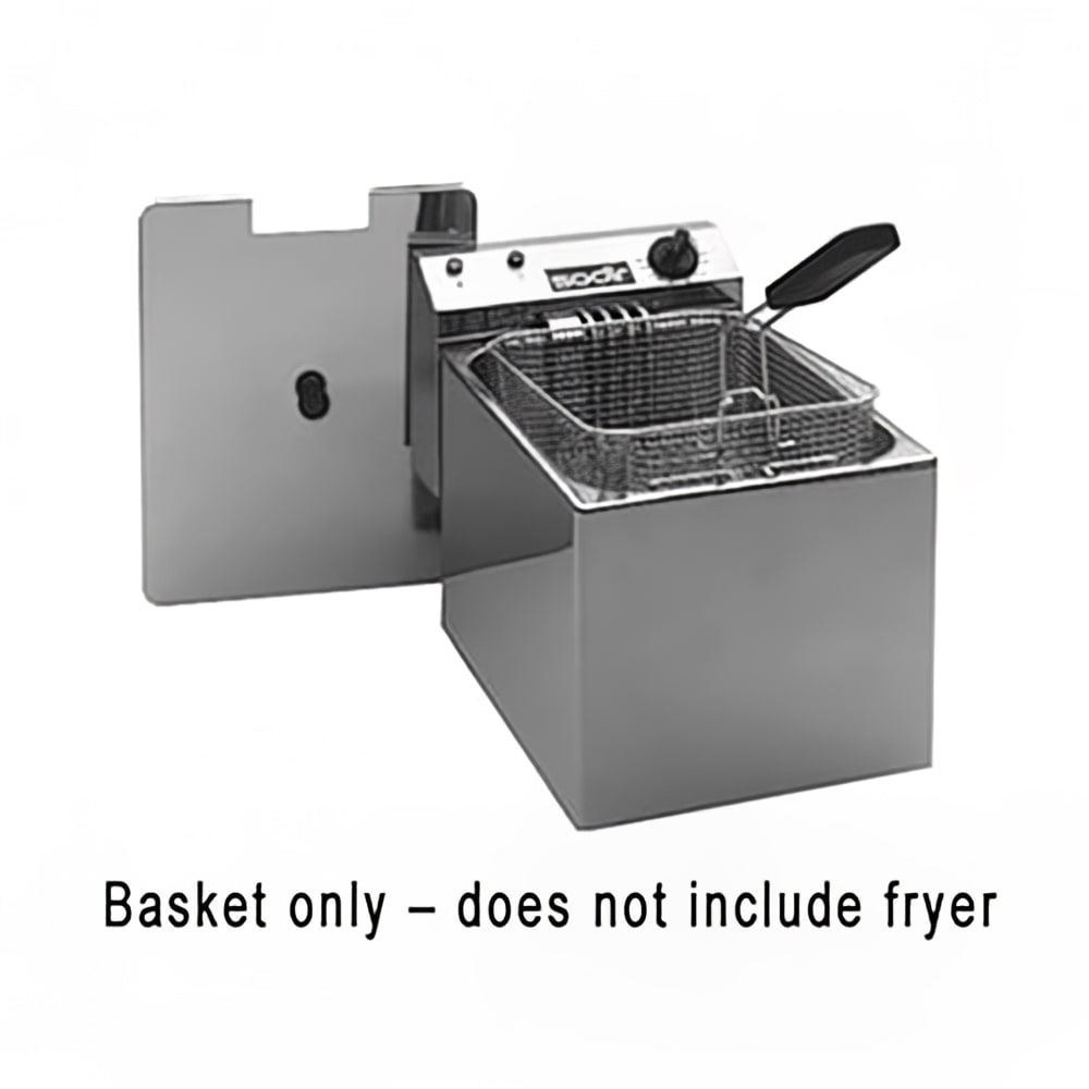 Equipex RF8 Fryer Basket w/ Coated Handle & Rear Hook, 10" x 5" x 4"