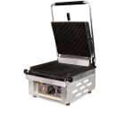 Equipex SAVOY Single Commercial Panini Press w/ Cast Iron Grooved Plates, 120v thumbnail 2