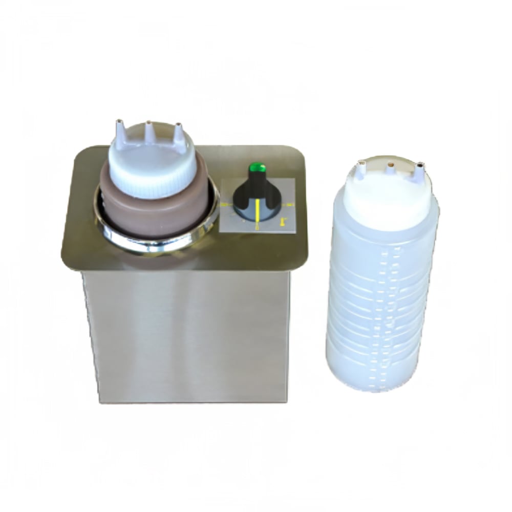 Equipex WI-1DI Drop-In Heated Topping Dispenser w/ (1) Squeeze Bottle, 120v
