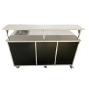 Monsam Enterprises 66" Food Cart w/ 5 1/2"D Sink & Serving Shelf (FSC-02) thumbnail 2
