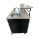 Monsam Enterprises 66" Food Cart w/ 5 1/2"D Sink & Serving Shelf (FSC-02) thumbnail 3