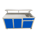 Monsam Enterprises 66" Food Cart w/ 5 1/2"D Sink & Serving Shelf (FSC-02) thumbnail 5