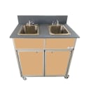 Monsam Enterprises 37 3/4"H Portable Sink w/ (2) 10"D Bowls, Hot & Cold Water (NS-002) thumbnail 6