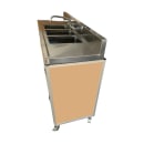 Monsam Enterprises 38"H Portable Sink w/ (3) 10"D Bowls, Hot & Cold Water (NS-003DB) thumbnail 10