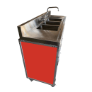 Monsam Enterprises 38"H Portable Sink w/ (3) 10"D Bowls, Hot & Cold Water (NS-003DB) thumbnail 13