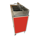 Monsam Enterprises 38"H Portable Sink w/ (3) 10"D Bowls, Hot & Cold Water (NS-003DB) thumbnail 14