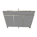 Monsam Enterprises 38"H Portable Sink w/ (3) 10"D Bowls, Hot & Cold Water (NS-003DB) thumbnail 4