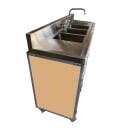 Monsam Enterprises 38"H Portable Sink w/ (3) 10"D Bowls, Hot & Cold Water (NS-003DB) thumbnail 9