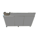 Monsam Enterprises 38"H Portable Sink w/ (1) 5" Bowl & (3) 10"D Bowls, Hot & Cold Water (NS-004DB) thumbnail 10