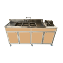 Monsam Enterprises 38"H Portable Sink w/ (1) 5" Bowl & (3) 10"D Bowls, Hot & Cold Water (NS-004DB) thumbnail 13