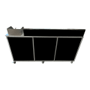 Monsam Enterprises 38"H Portable Sink w/ (1) 5" Bowl & (3) 10"D Bowls, Hot & Cold Water (NS-004DB) thumbnail 2
