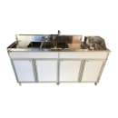 Monsam Enterprises 38"H Portable Sink w/ (1) 5" Bowl & (3) 10"D Bowls, Hot & Cold Water (NS-004DB) thumbnail 21