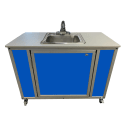 Monsam Enterprises 25"H Portable Sink w/ 5 1/2"D Bowl, Hot & Cold Water (NS-006) thumbnail 2