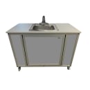 Monsam Enterprises 25"H Portable Sink w/ 5 1/2"D Bowl, Hot & Cold Water (NS-006) thumbnail 3