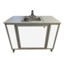 Monsam Enterprises 25"H Portable Sink w/ 5 1/2"D Bowl, Hot & Cold Water (NS-006) thumbnail 7
