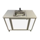 Monsam Enterprises 30"H Portable Sink w/ 5"D Bowl, Hot & Cold Water (NS-007) thumbnail 6
