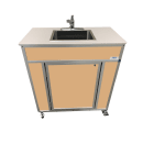 Monsam Enterprises 39 1/2"H Portable Sink w/ 10"D Bowl, Hot & Cold Water (NS-009) thumbnail 13