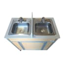 Monsam Enterprises 39 1/2"H Portable Sink w/ (2) 5 1/2"D Bowls, Hot & Cold Water (NS-009D) thumbnail 11