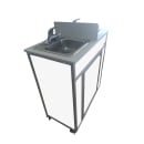 Monsam Enterprises 39 1/2"H Portable Sink w/ (2) 5 1/2"D Bowls, Hot & Cold Water (NS-009D) thumbnail 18