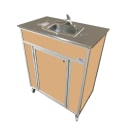 Monsam Enterprises 39 1/2"H Portable Sink w/ 5 1/2"D Bowl, Hot & Cold Water (NS-009SS) thumbnail 11