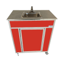 Monsam Enterprises 39 1/2"H Portable Sink w/ 5 1/2"D Bowl, Hot & Cold Water (NS-009SS) thumbnail 13