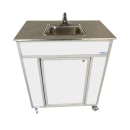 Monsam Enterprises 39 1/2"H Portable Sink w/ 5 1/2"D Bowl, Hot & Cold Water (NS-009SS) thumbnail 16