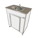 Monsam Enterprises 39 1/2"H Portable Sink w/ 5 1/2"D Bowl, Hot & Cold Water (NS-009SS) thumbnail 17