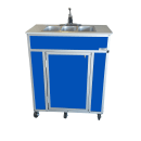 Monsam Enterprises 39 1/2"H Portable Sink w/ (3) 5"D Bowl, Hot & Cold Water (NS-009T) thumbnail 3