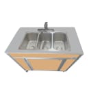 Monsam Enterprises 39 1/2"H Portable Sink w/ (3) 5"D Bowl, Hot & Cold Water (NS-009T) thumbnail 8