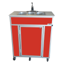 Monsam Enterprises 39 1/2"H Portable Sink w/ (3) 5"D Bowl, Hot & Cold Water (NS-009T) thumbnail 9