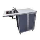 Monsam Enterprises 34"H Portable Sink w/ 5 1/2"D Bowl, Hot & Cold Water (NS-2020) thumbnail 3