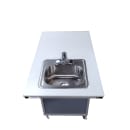 Monsam Enterprises 34"H Portable Sink w/ 5 1/2"D Bowl, Hot & Cold Water (NS-2020) thumbnail 4