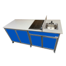 Monsam Enterprises 80" Food Cart w/ 5 1/2"D Sink & Ice Bin (NS-FSC-003) thumbnail 2