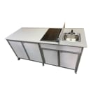 Monsam Enterprises 80" Food Cart w/ 5 1/2"D Sink & Ice Bin (NS-FSC-003) thumbnail 9
