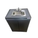 Monsam Enterprises 38 1/2"H Portable Sink w/ 5 1/2"D Bowl, Hot & Cold Water (PSE-2001) thumbnail 3