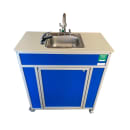 Monsam Enterprises 37 1/2"H Portable Eyewash Unit - Polymer Cabinet, Stainless Steel Basin (PSE-2001E) thumbnail 2