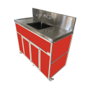 Monsam Enterprises 52 1/4"H Portable Sink w/ 12"D Bowl, Hot & Cold Water (PSE-2001LA) thumbnail 14