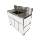 Monsam Enterprises 52 1/4"H Portable Sink w/ 12"D Bowl, Hot & Cold Water (PSE-2001LA) thumbnail 16