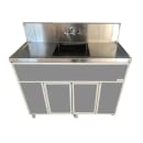 Monsam Enterprises 52 1/4"H Portable Sink w/ 12"D Bowl, Hot & Cold Water (PSE-2001LA) thumbnail 7