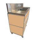 Monsam Enterprises 52 1/4"H Portable Sink w/ (2) 12"D Bowls, Hot & Cold Water (PSE-2002LA) thumbnail 11