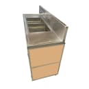 Monsam Enterprises 52 1/4"H Portable Sink w/ (2) 12"D Bowls, Hot & Cold Water (PSE-2002LA) thumbnail 12