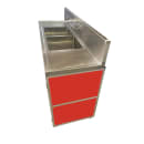 Monsam Enterprises 52 1/4"H Portable Sink w/ (2) 12"D Bowls, Hot & Cold Water (PSE-2002LA) thumbnail 15