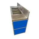 Monsam Enterprises 52 1/4"H Portable Sink w/ (2) 12"D Bowls, Hot & Cold Water (PSE-2002LA) thumbnail 6